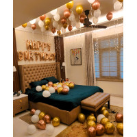 Luxury Birthday Room Balloon Decoration in Jaipur