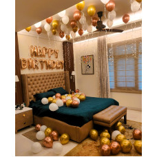 Luxury Birthday Room Balloon Decoration in Jaipur