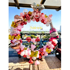 Bride-to-Be Ring Theme Balloon Decoration in Jaipur Bride-to-Be Ring Theme Balloon Decoration in Jaipur