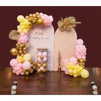 40th Birthday Balloon Backdrop Decoration