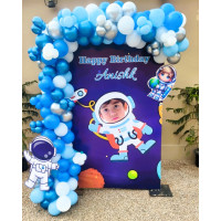 Space Theme Birthday Balloon Decoration in Jaipur