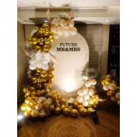 Romantic Proposal Balloon Decoration in Jaipur – Future Mr & Mrs Theme