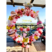 Bride-to-Be Ring Theme Balloon Decoration in Jaipur