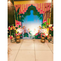 Traditional Stage Decor with Floral Touch – Jaipur